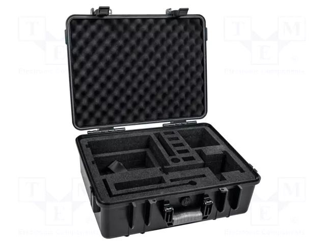 Hard carrying case; black; plastic SONEL XL-14