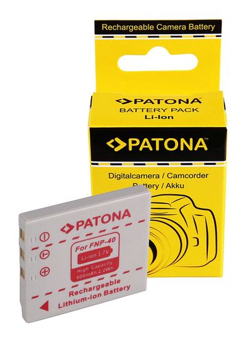 Battery FUJI FINEPIX NP-40 NP40 F402 F610 F700 F810 Pentax, PATONA 1013 4260218591530