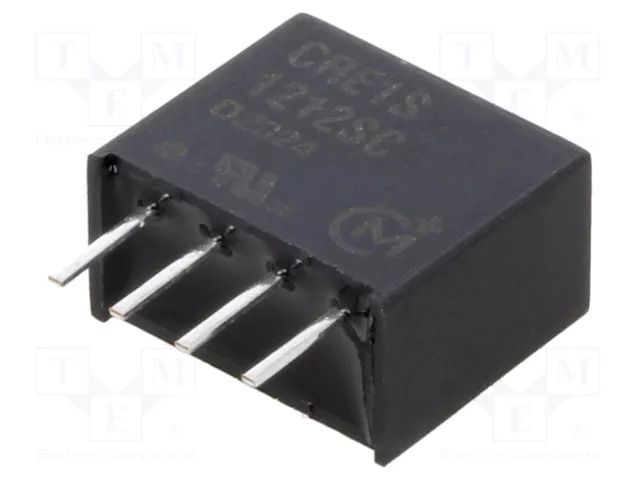 Converter: DC/DC; 1W; Uin: 10.8÷13.2VDC; Uout: 12VDC; Iout: 83mA; SIP Murata Power Solutions CRE1S1212SC