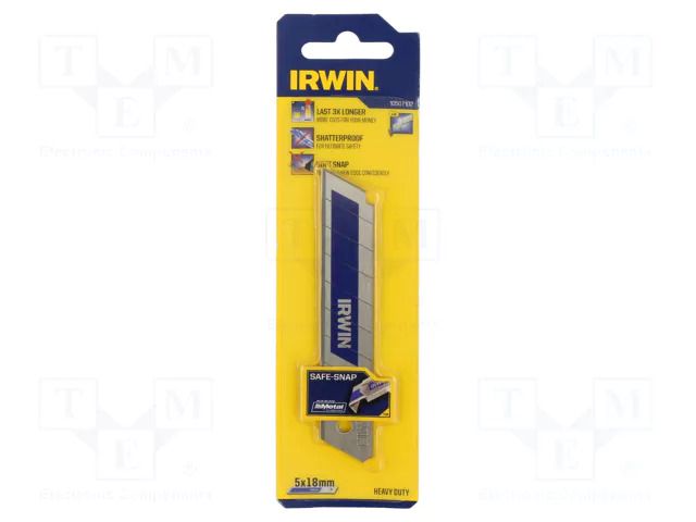 Blade; 18mm; 5pcs. IRWIN IRW-10507102