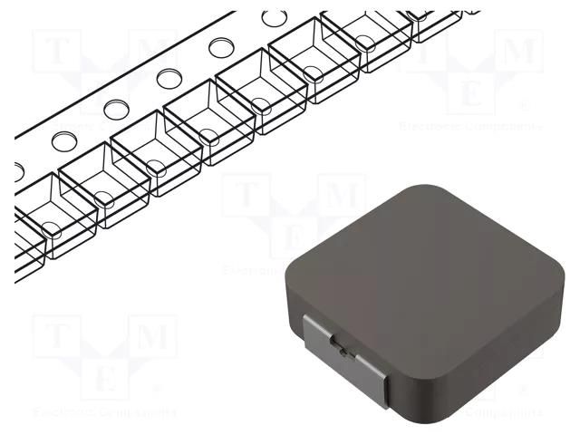 Inductor: wire; SMD; 680nH; Ioper: 15.1A; 6.2mΩ; ±20%; Isat: 17A KEMET MPEV1D0630LR68
