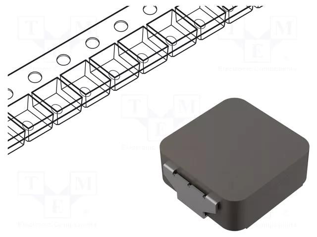 Inductor: wire; SMD; 470nH; Ioper: 26.4A; 2.4mΩ; ±20%; Isat: 42A KEMET MPEV1D1040LR47