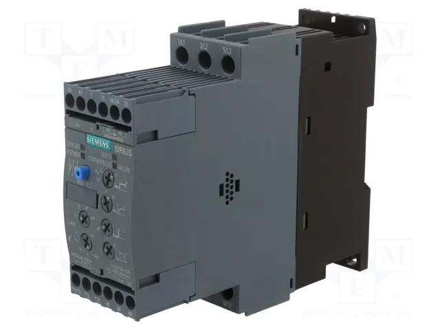 Module: softstart; Usup: 200÷480VAC; for DIN rail mounting; 5.5kW SIEMENS 3RW4024-1TB04