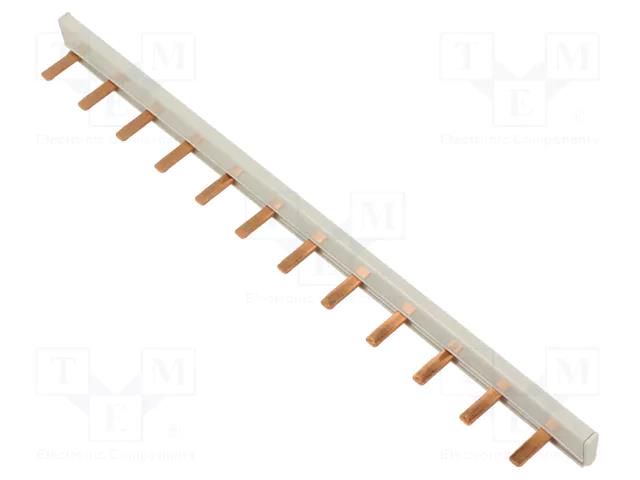 Busbar; 10mm2; Poles: 1; 63A; No.of mod: 12; 214mm SIEMENS 5ST3730