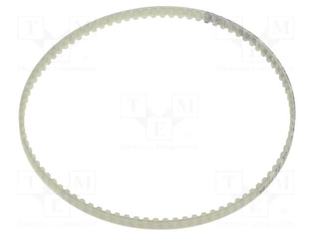 Timing belt; T2.5; W: 3mm; H: 1.3mm; Lw: 230mm; Tooth height: 0.7mm OPTIBELT T2.5-230-3-77ZA