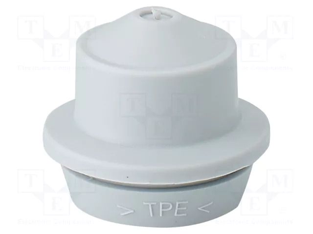 Grommet; elastomer thermoplastic TPE; light grey; 6÷13mm; IP65 HENSEL HENSEL-EDK-20