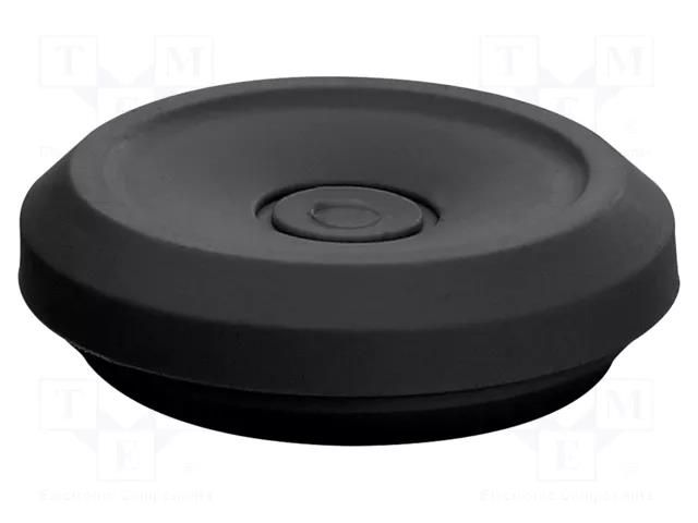 Grommet; elastomer thermoplastic TPE; black; -25÷35°C; 12÷24mm HENSEL HENSEL-LDM-32-B