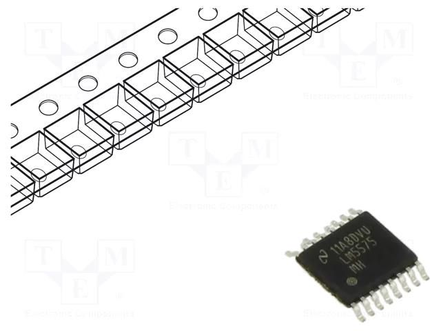 PMIC; DC/DC converter; Uin: 6÷75VDC; Uout: 1.225÷75VDC; 1.5A; SMD TEXAS INSTRUMENTS LM5575MHX/NOPB