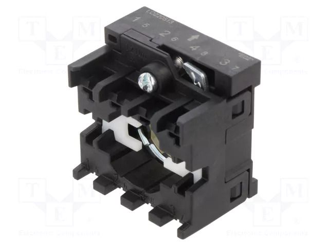 Mounting unit; 22mm; front fixing; for 4-contact elements SIEMENS 3SU1500-0BA10-0AA0