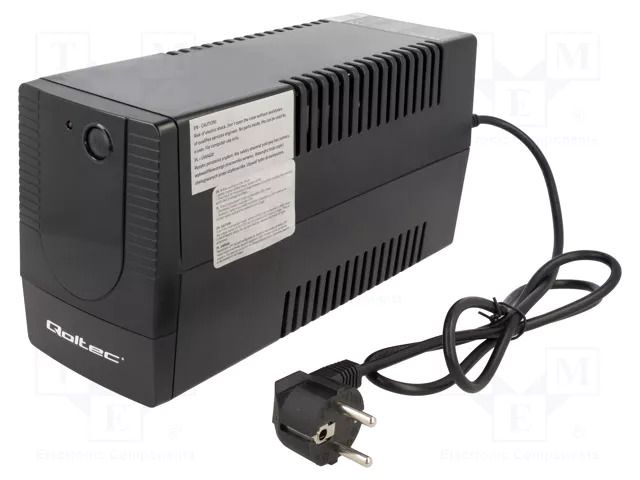 Power supply: UPS; 360W; 650VA; 220V; French x2; 275x92x140mm QOLTEC QOLTEC-53772