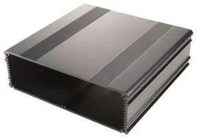 CASE, ALUMINIUM, 170X54X160MM B4-160BK