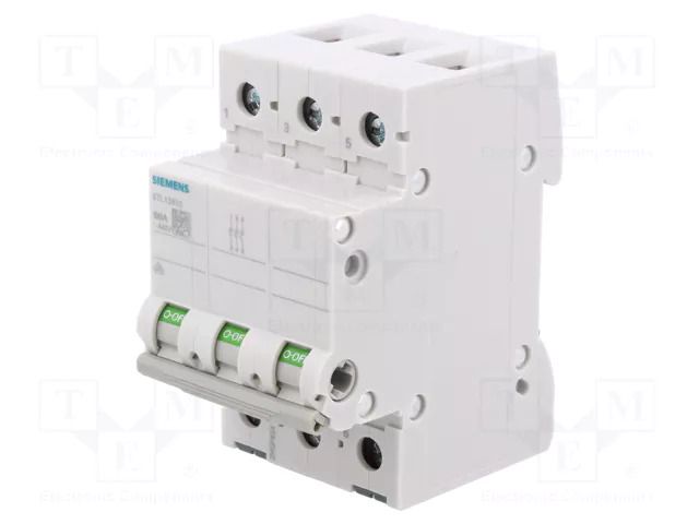 Switch-disconnector; Poles: 3; for DIN rail mounting; 100A; 5TL SIEMENS 5TL1391-0