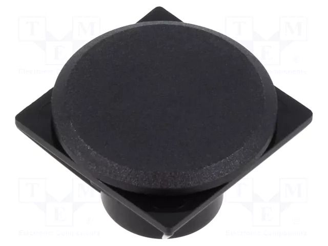 Plug; 61; Ø25mm; Body: black; plastic EAO 61-9453.0