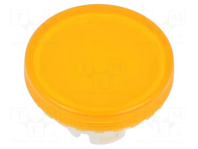 Actuator lens; 22mm; 84; transparent,yellow; plastic EAO 84-7111.400