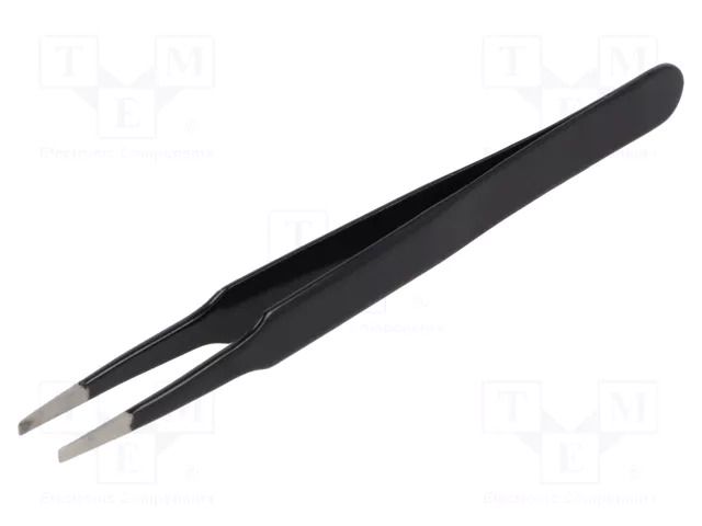 Tweezers; Blade tip shape: flat; Tweezers len: 125mm; ESD BERNSTEIN BRN-5-859-13