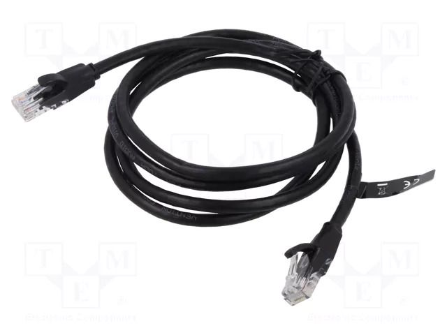 Patch cord; RJ45 plug,both sides; U/UTP; 6; stranded; CCA; 3m; PVC VENTION IBEBI