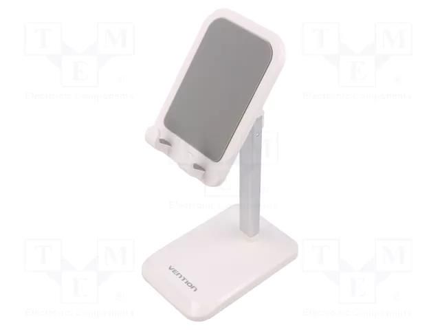 Tablet/smartphone stand; 4÷12.9"; white VENTION KCQW0