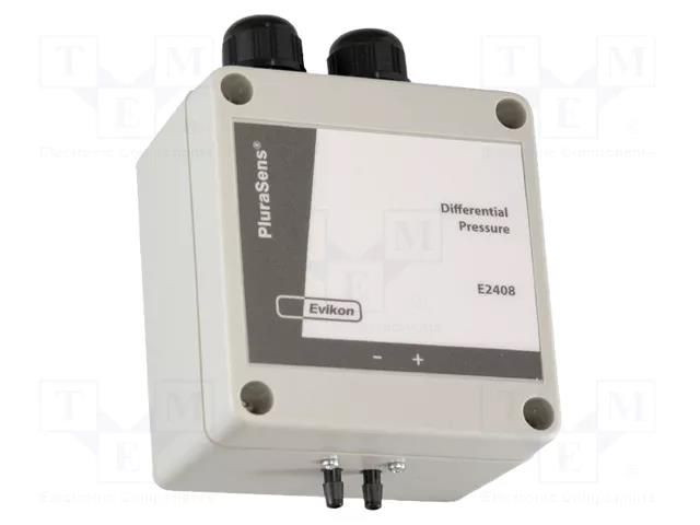 Converter: differential pressure; Press.meas.range: -500÷500Pa EVIKON E2408DF-500-24VDC