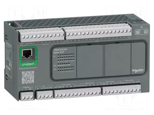 Module: PLC programmable controller; OUT: 16; IN: 24; Modicon M200 SCHNEIDER ELECTRIC TM200CE40R