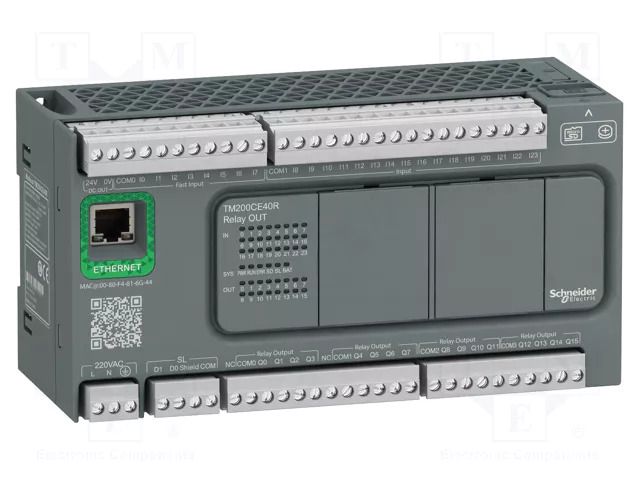 Module: PLC programmable controller; OUT: 16; IN: 24; Modicon M200 SCHNEIDER ELECTRIC TM200CE40R