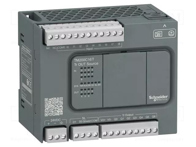 Module: PLC programmable controller; OUT: 7; IN: 9; IP20; 24VDC SCHNEIDER ELECTRIC TM200C16T