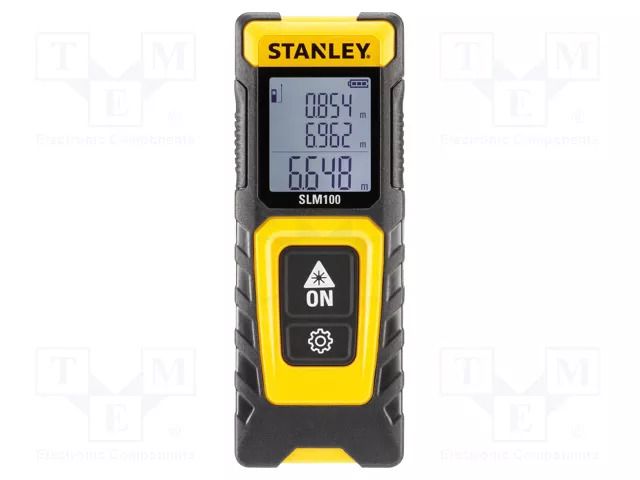 Distance meter; LCD; 0.2÷30m; Meas.accur: ±3mm; Resol: 0,001m STANLEY STL-STHT77100-0