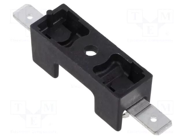 Fuse holder; 6.3x32mm; on panel; 30A; 300VAC; Poles: 1; 300VDC EATON/BUSSMANN BK-S-8201-1-R