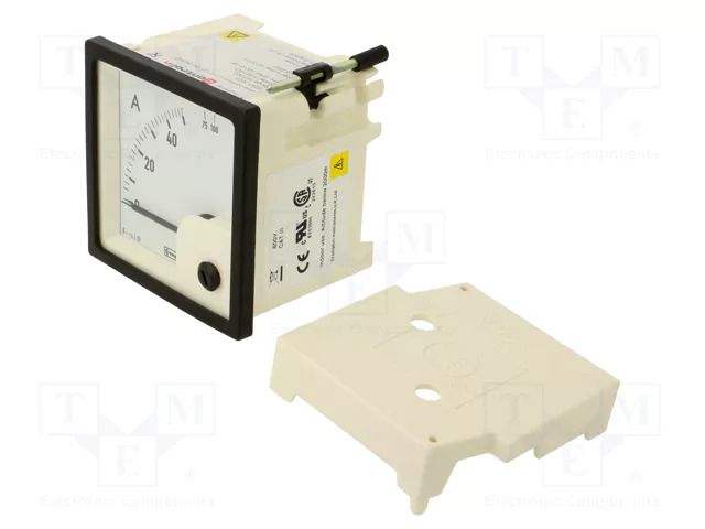 Ammeter; on panel; I AC: 0÷50A,100A; True RMS; Class: 1.5; 50÷60Hz CROMPTON - TE CONNECTIVITY E243-022-G-09