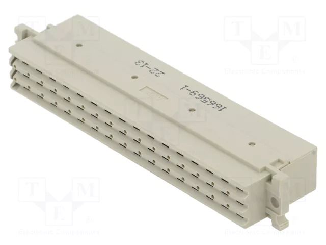 Connector: DIN 41612; plug; female; PIN: 48; straight; d+b+z TE Connectivity 166569-1