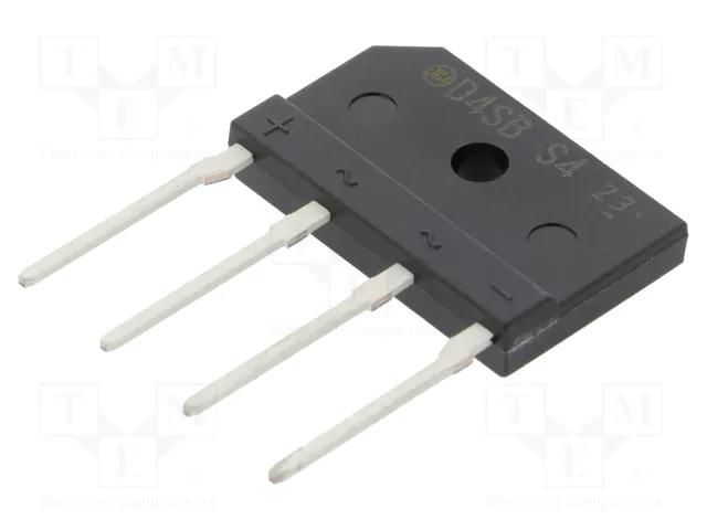 Bridge rectifier: single-phase; Urmax: 40V; If: 4A; Ifsm: 60A; flat SHINDENGEN D4SBS4-7000