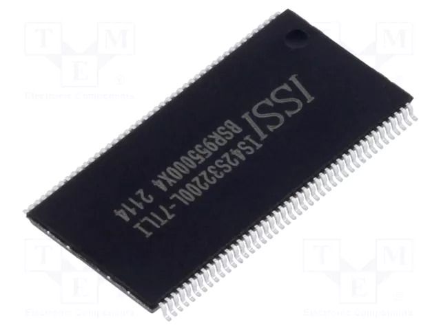 IC: DRAM memory; 64MbDRAM; 512kx32bitx4; 143MHz; 7ns; TSOP86 II ISSI IS42S32200L-7TLI