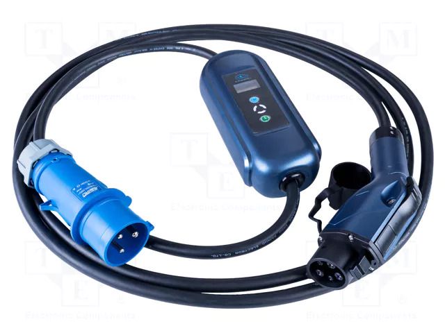 Charger: eMobility; 2x0.75mm2,3x6mm2; 110/250VAC; 7.2kW; IP54 AKYGA AK-EC-15