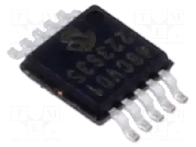 IC: D/A converter; 8bit; Ch: 1; 1.8÷5.5V; MSOP10; -40÷125°C; tube MICROCHIP TECHNOLOGY MCP48CVB01-E/UN