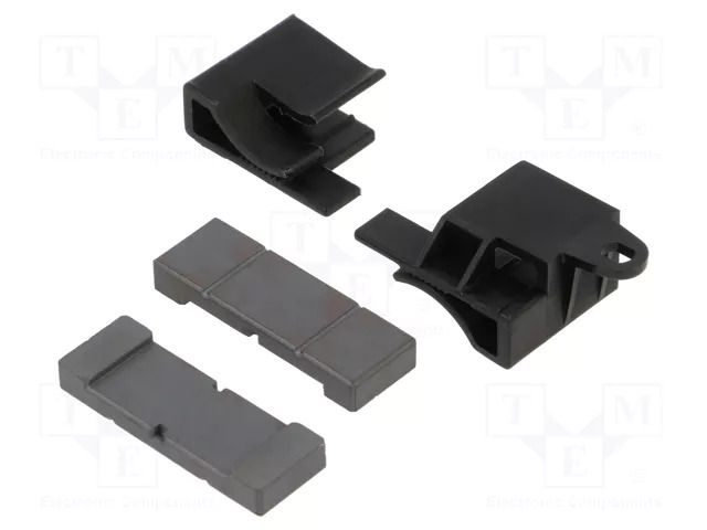 Core: ferrite; for flat cable; A: 68mm; B: 56mm; C: 10mm; D: 12.7mm KEMET ESD-FPD-40-1