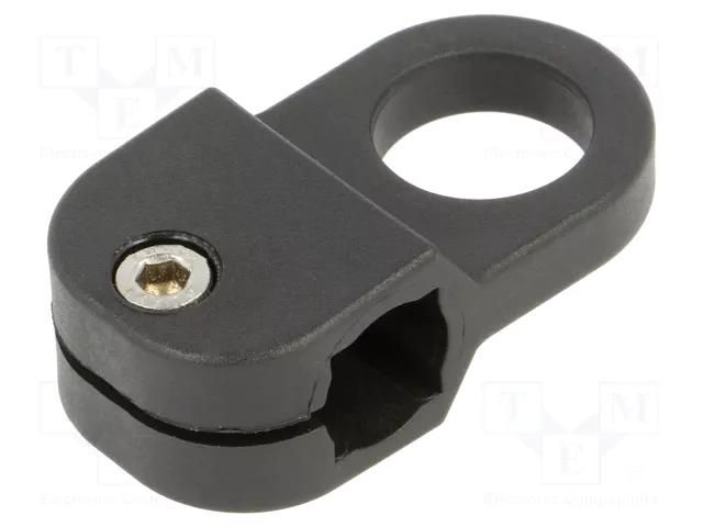 Holder; polyamide; Mount.hole diam: 19mm; S: 14mm; D: 12mm ELESA+GANTER MSX.56-TB-12-14