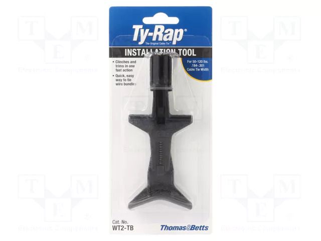 Tool: mounting tool; cable ties; 4.7÷7.7mm; Material: plastic ABB WT2-TB