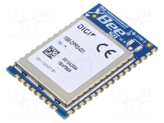 Module: RF; RF PAD; XBee; 863÷870MHz; -106dBm; 14dBm; SMD; 48/27mA DIGI INTERNATIONAL XB8-DPRS-001