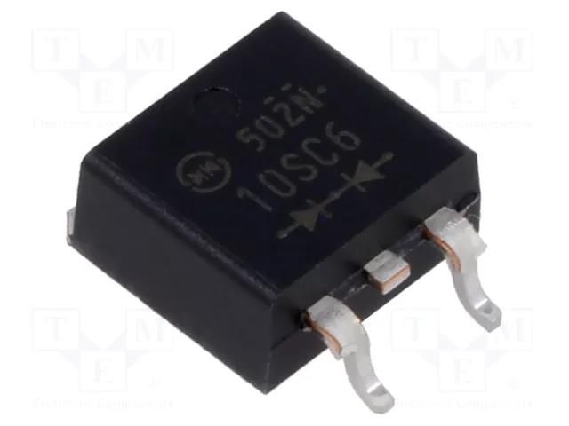 Diode: Schottky rectifying; SC83; SMD; 60V; 10A; reel,tape SHINDENGEN DF10SC6-7102