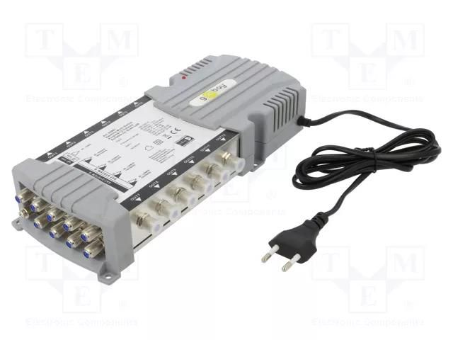 Silver,grey; 950Hz÷2.15GHz; Input: F socket x9; Out: F socket x12 Goobay GOOBAY-64881