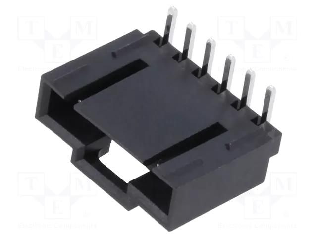 Connector: wire-board; socket; male; SL; 2.54mm; PIN: 6; THT MOLEX MX-70553-0040