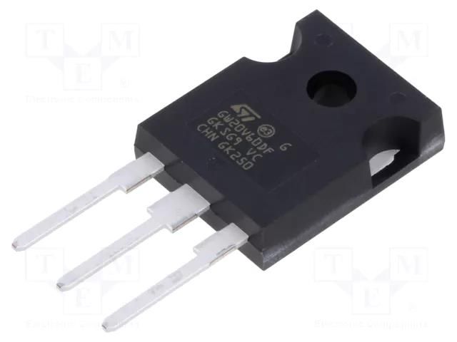 Transistor: IGBT; 600V; 20A; 167W; TO247-3 STMicroelectronics STGW20V60DF