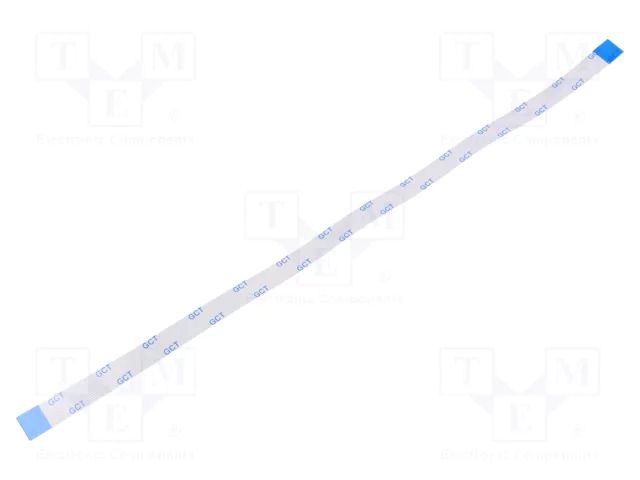 FFC tape; Cores: 12; Tape ph: 0.5mm; L: 203mm; 500mA; 60V; FFC5-TIN GCT 05-12-A-0203-A
