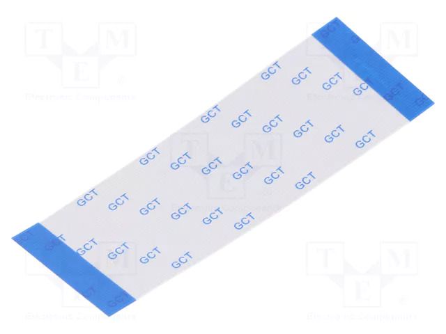 FFC tape; Cores: 50; Tape ph: 0.5mm; L: 76mm; 500mA; 60V; FFC5-TIN GCT 05-50-A-0076-A