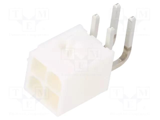 Connector: wire-board; socket; male; Mini-Fit Jr; 4.2mm; PIN: 4; THT MOLEX MX-39-30-1042