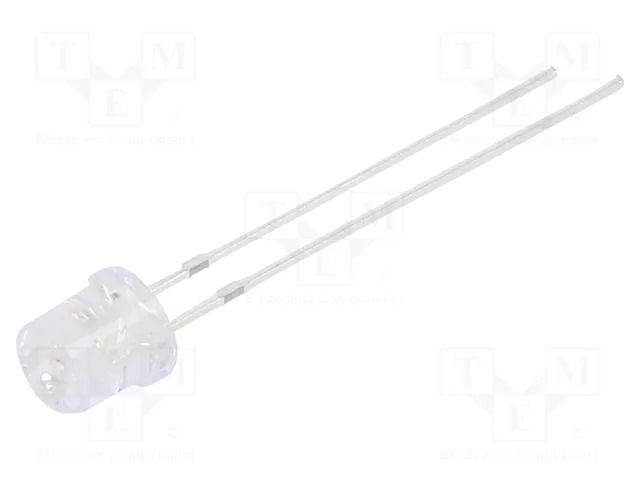 LED; blue; 5mm; 68÷100mcd; 140°; Front: flat; 2.8÷3.4VDC; -30÷85°C OPTOSUPPLY OSB5DA57E1A-1MA