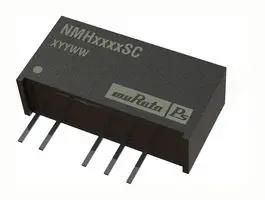 CONVERTER, DC/DC, SIL, 2W, +/-12V NMH2412SC