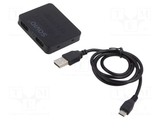 Splitter; HDCP 1.3,HDMI 1.4; Input: HDMI socket; black SAVIO SAVKABELCL-93