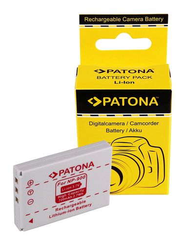 Battery F. KONICA DIMAGE E40/E50 D4 DC-E43 NP900 NP-900, PATONA 1022 4260218591509