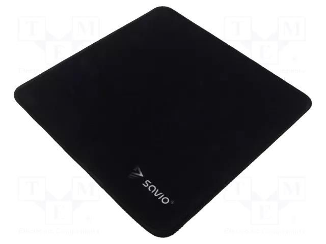 Pad; black; mouse; 250x250x2mm; TURBO DYNAMIC SAVIO SAVGBETDS