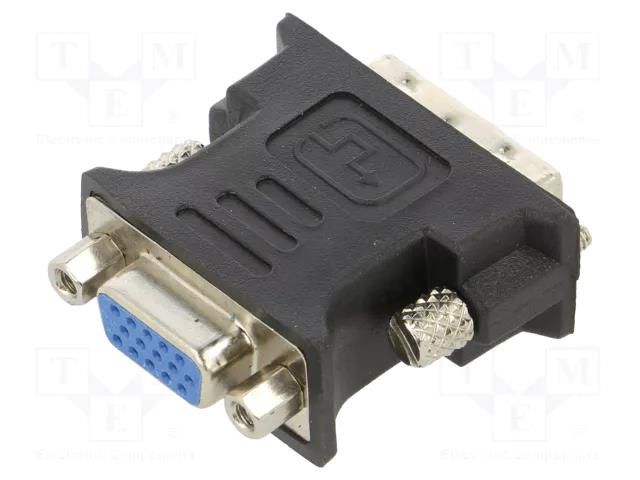 Adapter; DVI-D (24+1) plug,HDMI socket; black SAVIO SAVKABELCL-25